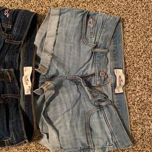 Two Hollister shorts size 3 26wide